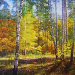 Painting for sale online - Mushroom season