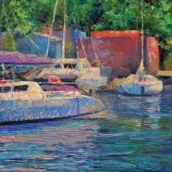 Painting for sale online - Yacht club