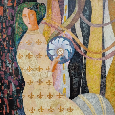 The lady with a lily