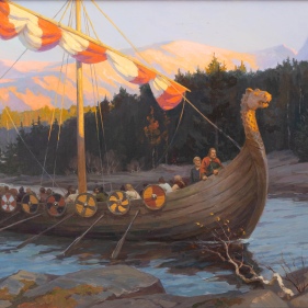 Painting for sale online - The Northern legend 