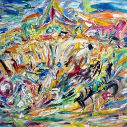 Painting for sale online - Carousel