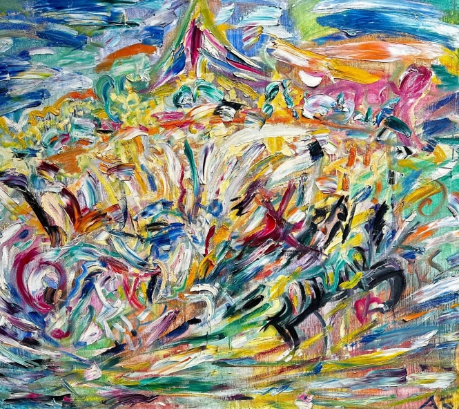 Painting for sale online - Carousel