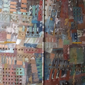 Painting for sale online - The protective matrix - Art Object