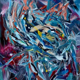Painting for sale online -  Fragments of frozen silence