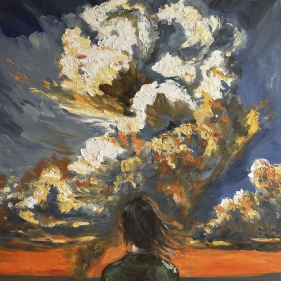 Painting for sale online - Premonition