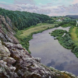 Painting for sale online - On a hike