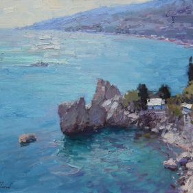 Painting for sale online - Residence of Chekhov, GURZUF