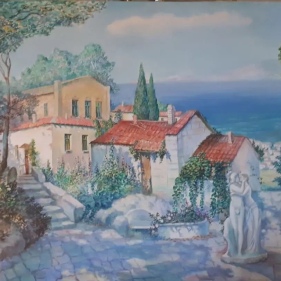 Painting for sale online - Sunbeams of Italy