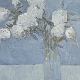 Painting for sale online - The scent of peonies spreads