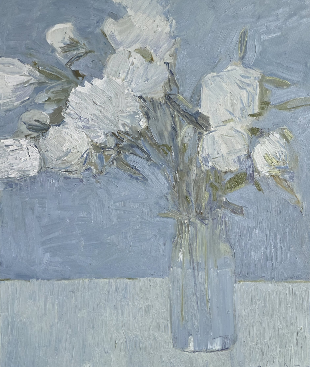 Painting for sale online - The scent of peonies spreads