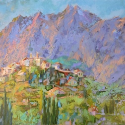 Painting for sale online - Evening in the city