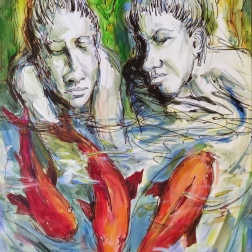 Painting for sale online - Observers