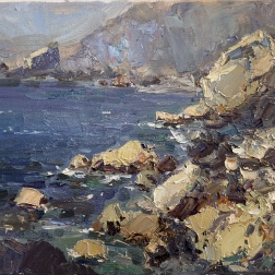 Painting for sale online - Rocky seashore
