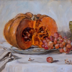 Painting for sale online - Still life with pumpkin