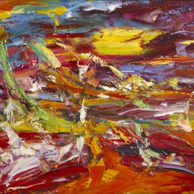Painting for sale online - Volga River
