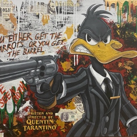 Painting for sale online - Daffy Duck