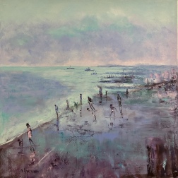 Painting for sale online - Evening sea