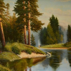 Painting for sale online - Forest