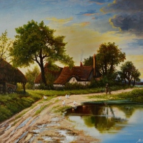 Painting for sale online - Rustic
