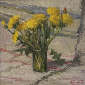 Painting for sale online - Dandelions