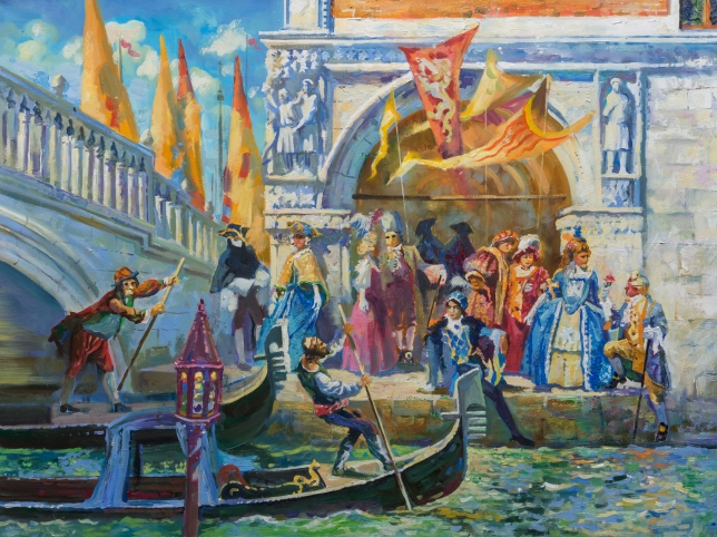 Painting for sale online - The Venice Carnival
