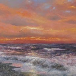 Painting for sale online - The sound of the evening surf