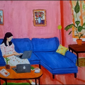 Painting for sale online - Before the weekend