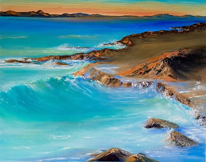 Painting for sale online - Sea surf