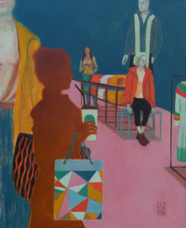 Painting for sale online - People and mannequins