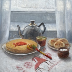 Painting for sale online - February, Art collection, The Russian Year