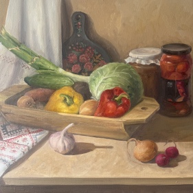Painting for sale online - March, Art collection, The Russian Year
