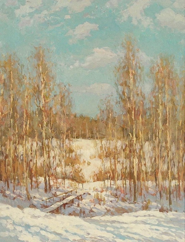 Painting for sale online - Winter sun