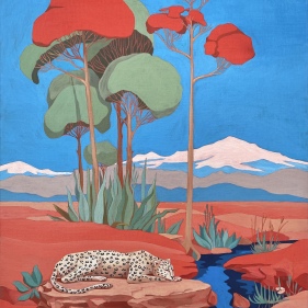 Painting for sale online - White Leopard