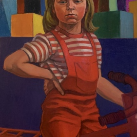 Painting for sale online - Zhanna (City of childhood)