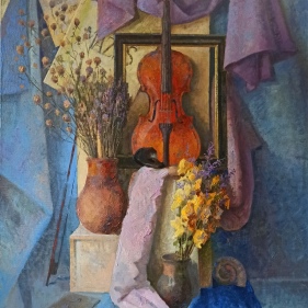 Painting for sale online - Still Life with a Violin