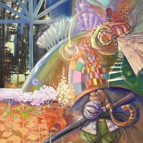 Painting for sale online - Ole Lukoje, A Journey to the Land of Dreams