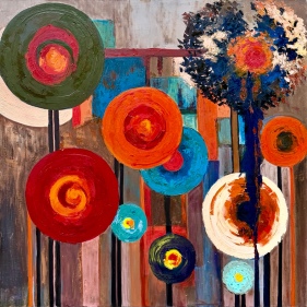 Painting for sale online - Energy of the circle