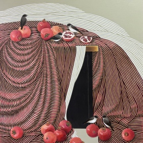 Painting for sale online - Pomegranate season