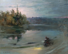 Painting for sale online - Knight of the road