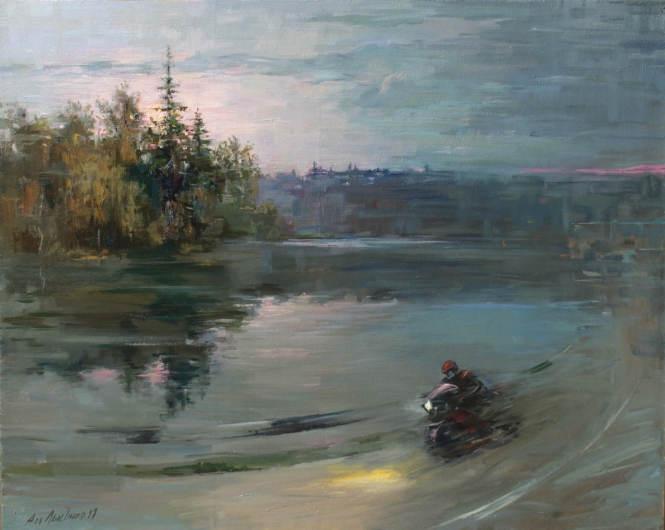 Painting for sale online - Knight of the road