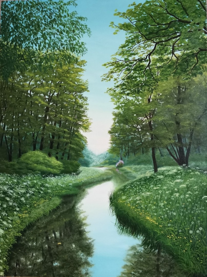 Painting for sale online - St. Petersburg Spring