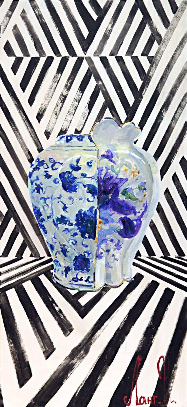 Painting for sale online - Hybrid Melania Vase