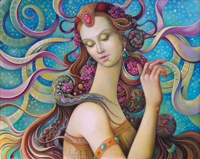 Painting for sale online - Muse