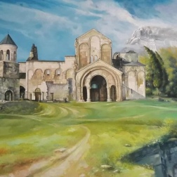 Painting for sale online - St. Mary's Cathedral in Kutaisi 