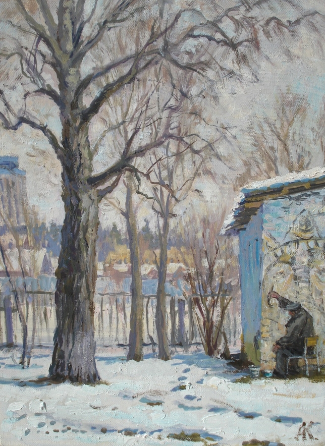 Painting for sale online - Preparing for spring