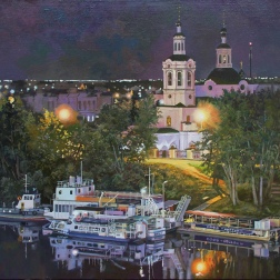 Painting for sale online - Embankment in Tyumen