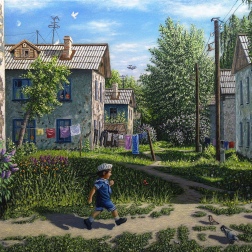 Painting for sale online - Three-year World