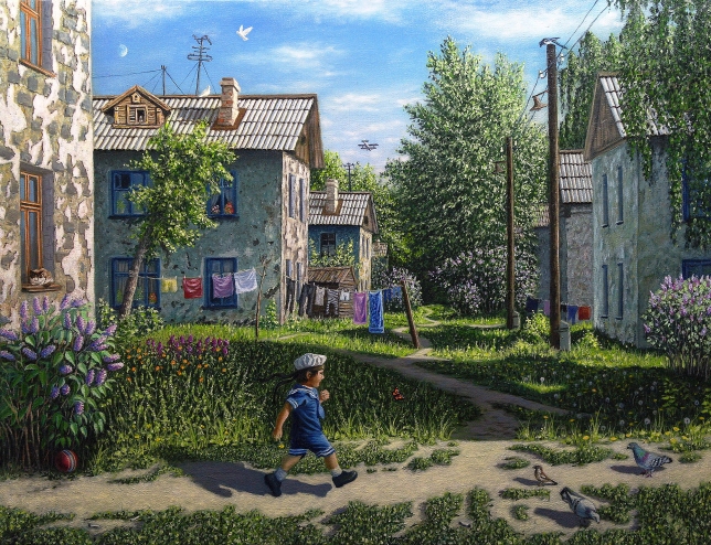 Painting for sale online - Three-year World