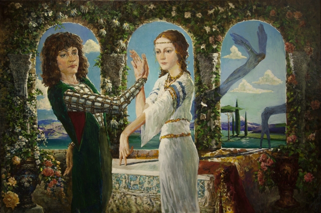 Painting for sale online - The Birth of Icarus. Shadow Theatre