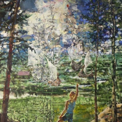 Painting for sale online - Wind Catcher. 